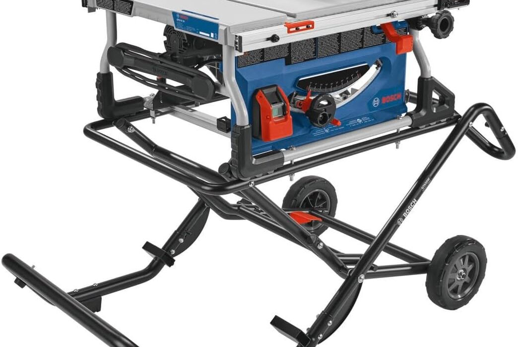 BOSCH GTS15-10 10 In. Jobsite Table Saw - Mobility Meets Precision